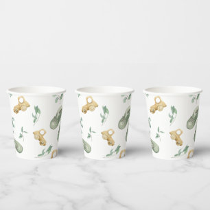 Cute Baby Cars And Shoes Newborn Babyshower Cup