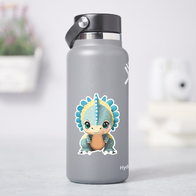 Cute Baby Cartoon Dinosaur (HydroFlask)