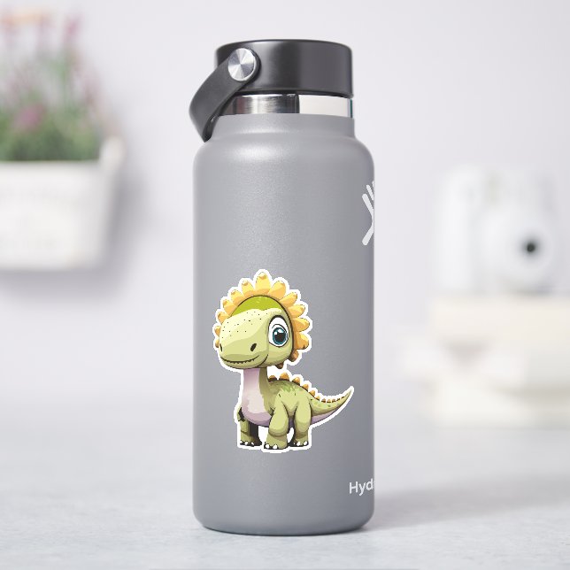 Cute Baby Cartoon Dinosaur (HydroFlask)