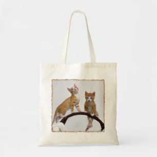 Cute Baby Cats Kittens Make Funny Gym Photo Tote Bag