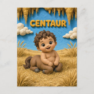 Cute Baby Centaur, Mythical Postcard