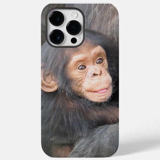 Cute Baby Chimpanzee Photo Case-Mate iPhone Case (Back)