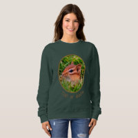 Cute Baby Chipmunk Peeking Wildlife Personalised
