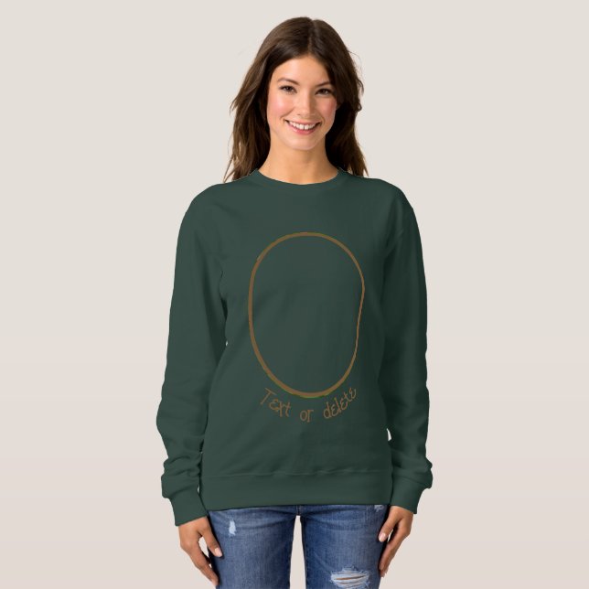 Cute Baby Chipmunk Peeking Wildlife Personalised Sweatshirt (Front Full)