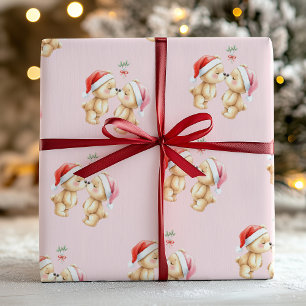 Cute Baby Christmas Gift Wrap Paper