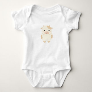 Cute Baby Cow Bodysuit – Kawaii Farm Animal Infant