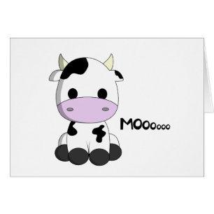 Cute baby cow cartoon kids