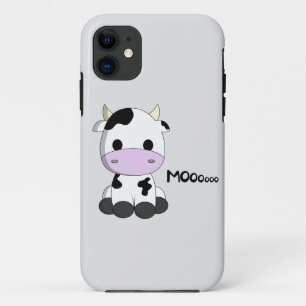 Cute baby cow cartoon kids Case-Mate iPhone case