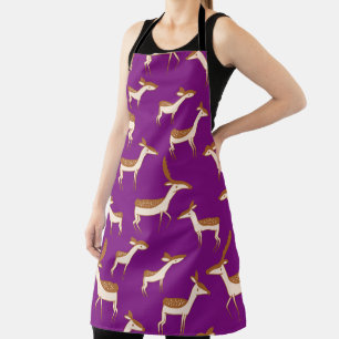 Cute Baby Deer and Family Apron