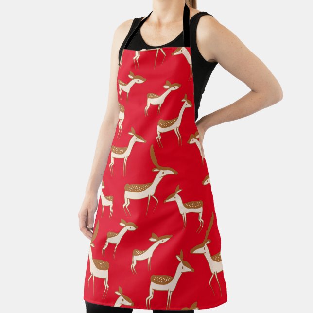 Cute Baby Deer and Family Apron (Insitu)