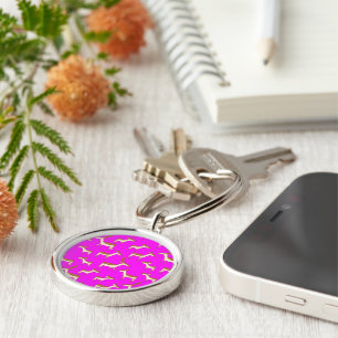 Cute Baby Deer and Family Key Ring