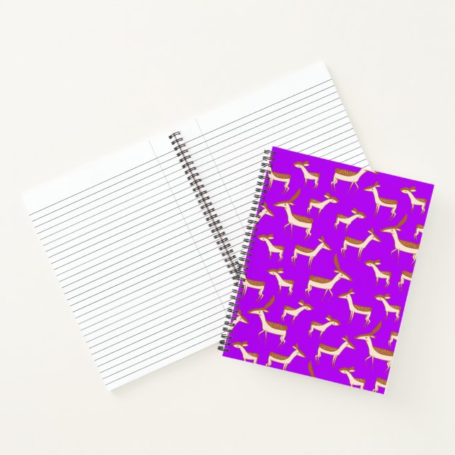Cute Baby Deer and Family Notebook (Inside)