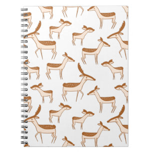 Cute Baby Deer and Family Notebook