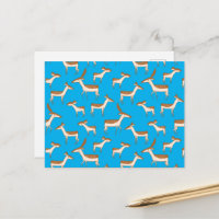 Cute Baby Deer and Family on Sky Blue