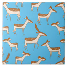 Cute Baby Deer and Family
