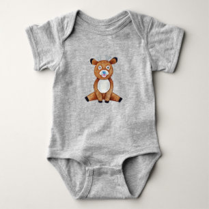 Cute Baby Deer Buck Animal Nature Bodysuit
