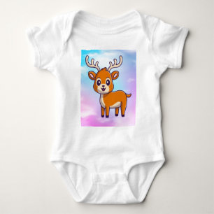 Cute Baby Deer Cartoon-23501 Bodysuit