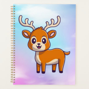 Cute Baby Deer Cartoon-23501 Planner