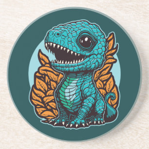 Cute Baby Dinosaur Coaster