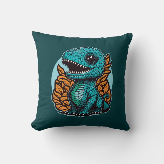 Cute Baby Dinosaur Cushion (Front)