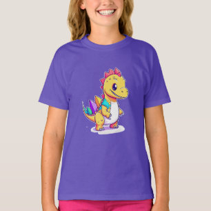 Cute Baby Dinosaur Design for Kids T-Shirt