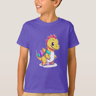 Cute Baby Dinosaur Design for Kids T-Shirt