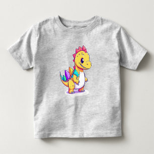 Cute Baby Dinosaur Design  Toddler T-Shirt
