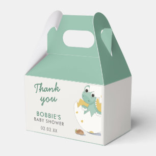 Cute Baby Dinosaur in Egg Gender Neutral Shower Favour Box