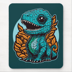 Cute Baby Dinosaur Mouse Pad