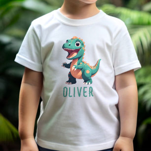 Cute Baby Dinosaur Personalised T-Shirt