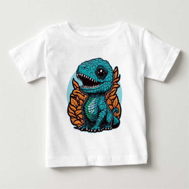 Cute Baby Dinosaur T-Shirt (Front)