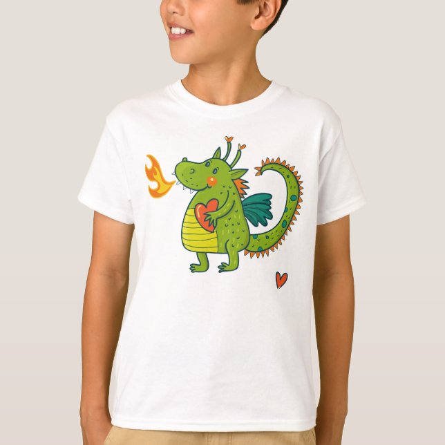 Cute baby dinosaur T-Shirt (Front)