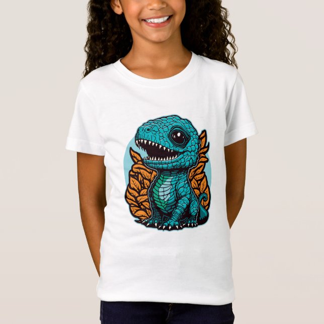 Cute Baby Dinosaur T-Shirt (Front)