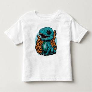 Cute Baby Dinosaur Toddler T-Shirt