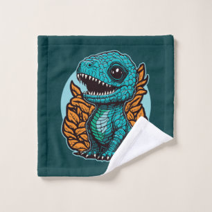 Cute Baby Dinosaur Wash Cloth