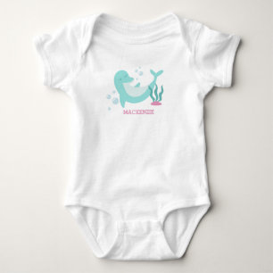 Cute Baby Dolphin Onsie T-Shirt Bodysuit