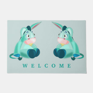 Cute Baby Donkey - Welcome Doormat