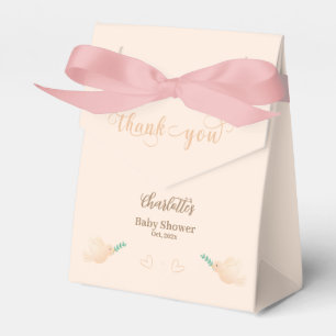 Cute Baby Dove Baby Shower Favour Box