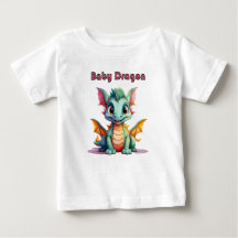 Cute Baby Dragon – Adorable Fantasy T-Shirt 