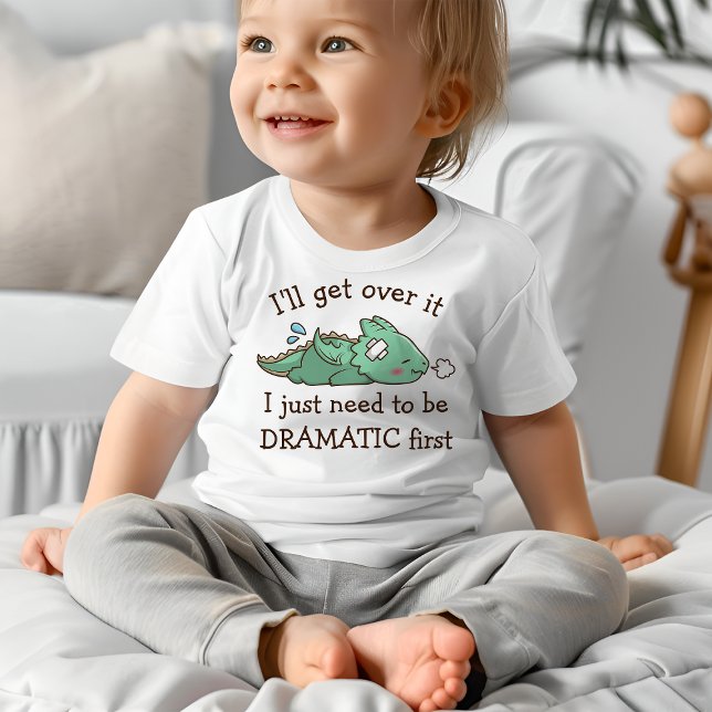Cute Baby Dragon Drama Queen Baby T-Shirt (Creator Uploaded)