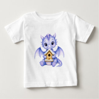 Cute Baby Dragon Gingerbread House  T-Shirt