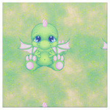 Cute Baby Dragon Green & Pink