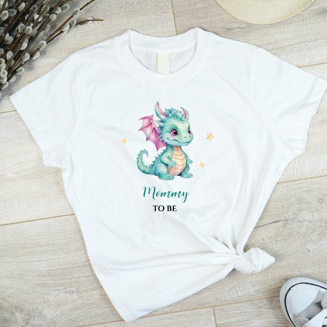 Cute Baby Dragon Mummy To Be T-Shirt (Creator Uploaded)