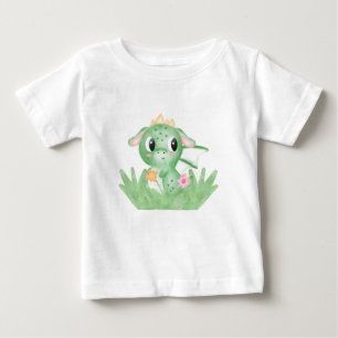 Cute Baby Dragon Watercolour T-Shirt