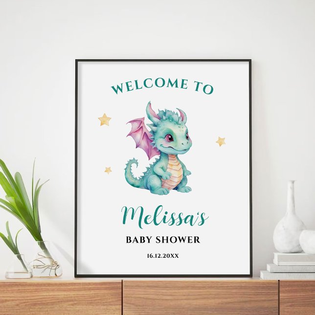 Cute Baby Dragon Welcome Sign (Creator Uploaded)