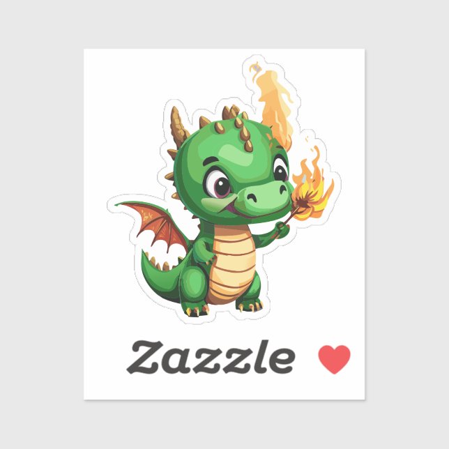 Cute Baby Dragon With Tourch He Lite (Sheet)