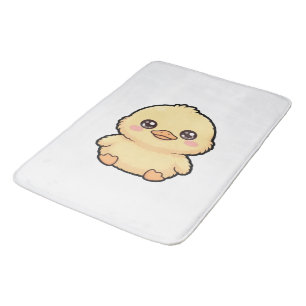 Cute Baby Duck Chick Bath Mat