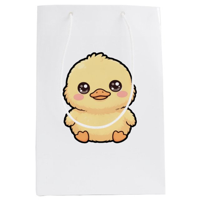 Cute Baby Duck Chick Gift Bag (Front)