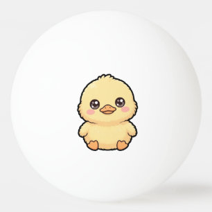 Cute Baby Duck Chick Ping Pong Ball