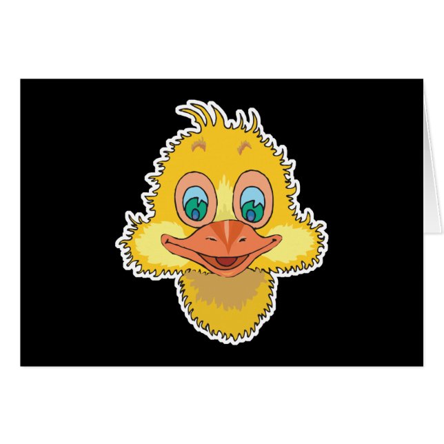 cute baby duck face (Front Horizontal)